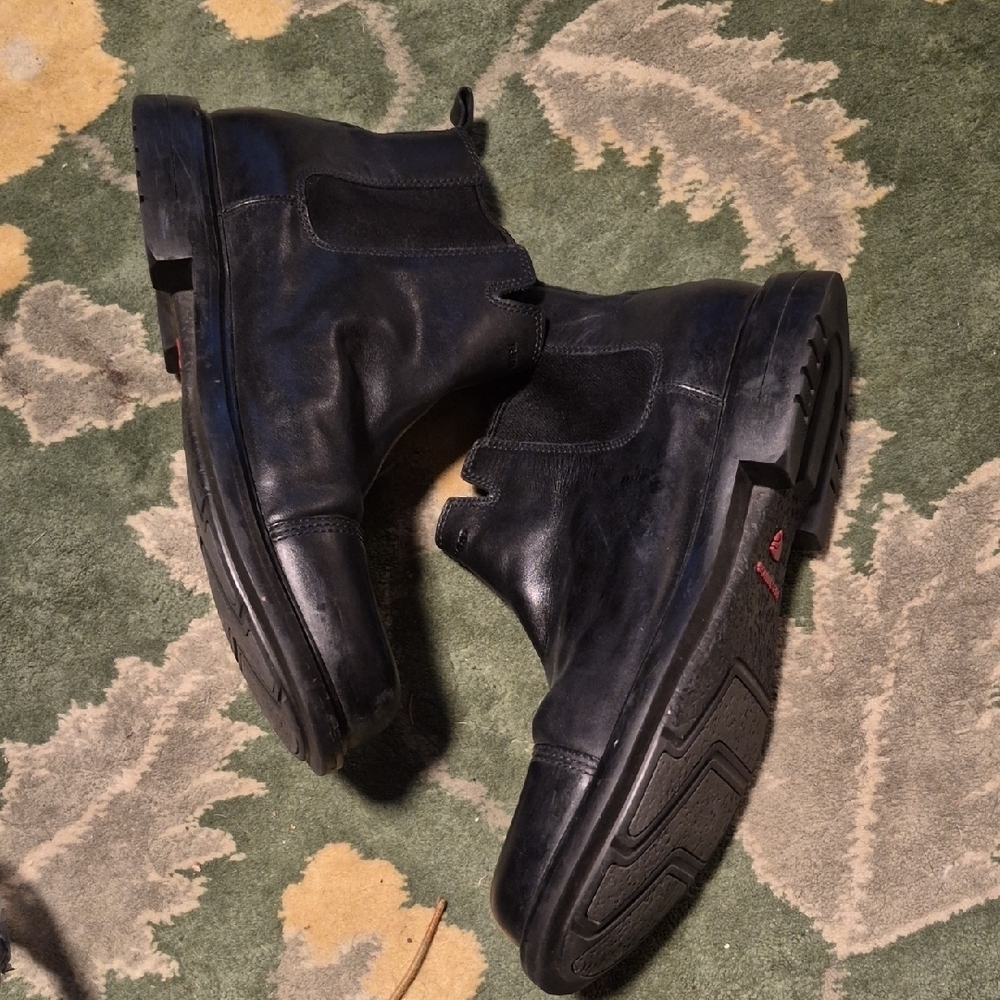 Red Wing Shoes Black Leather Men's Boots - Picture 8 of 8